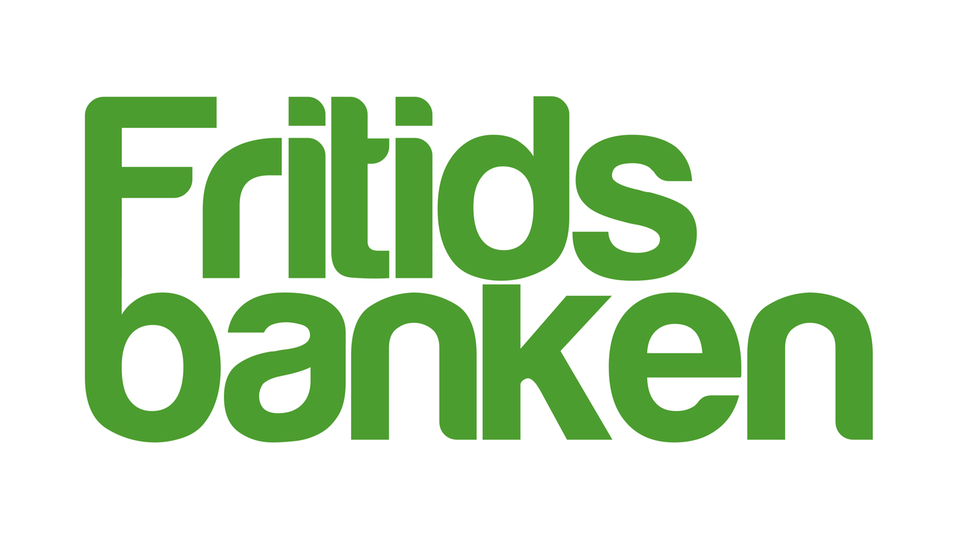 Fritidsbankens logotyp mot vit bakgrund